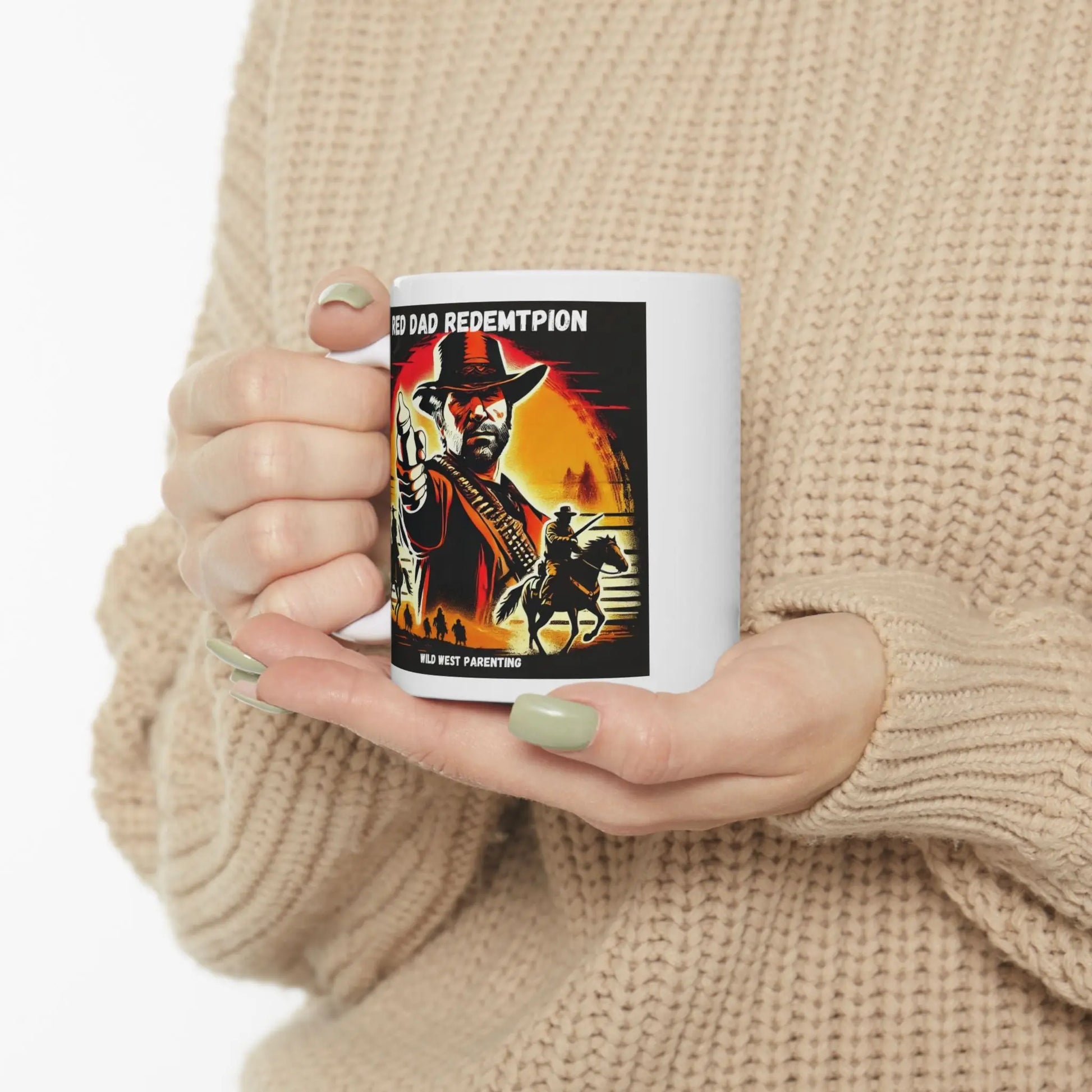 Red Dad Redemption | Inspirational Ceramic Mug - 11oz & 15oz | Perfect for Red Dead Redemption fans  Geniogoods