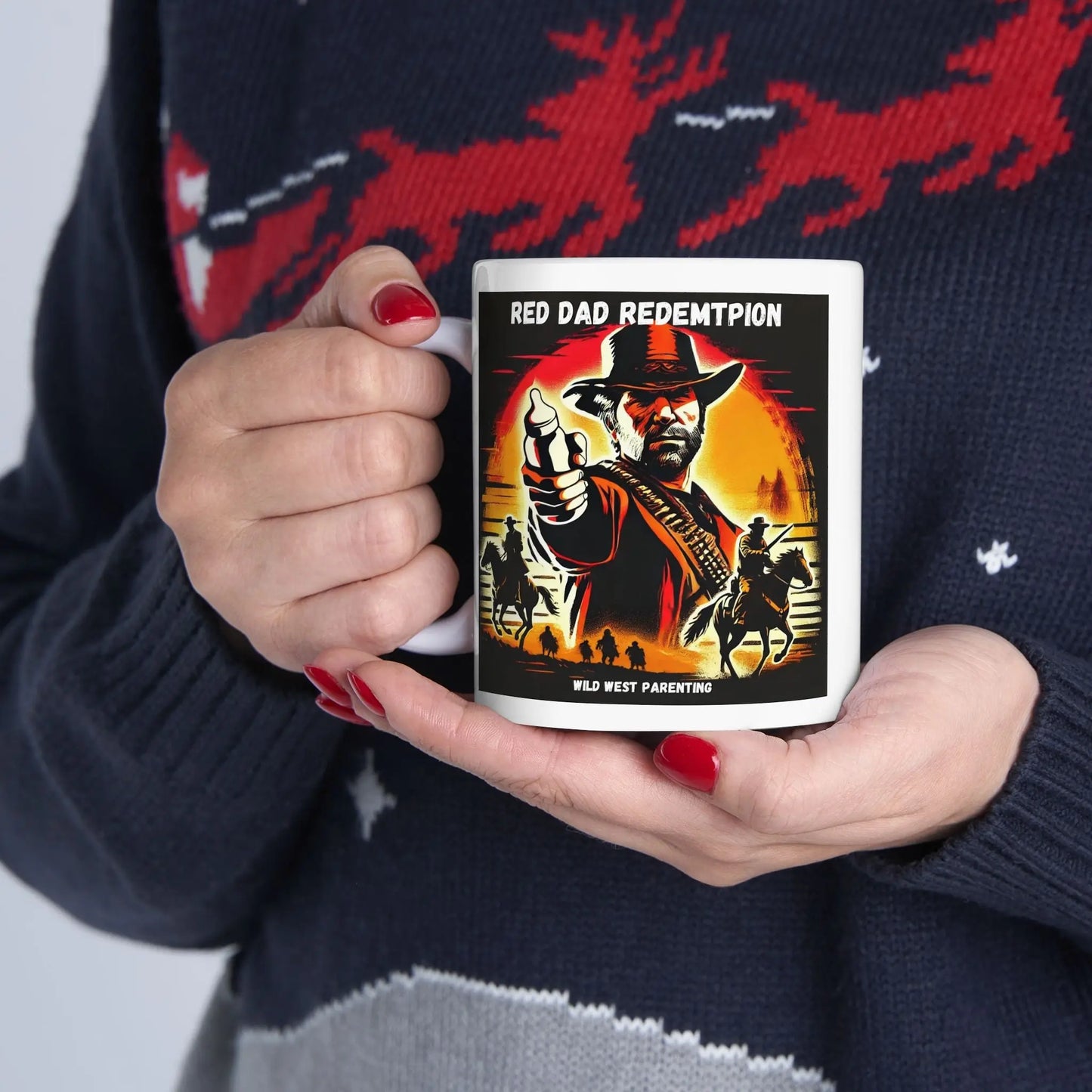 Red Dad Redemption | Inspirational Ceramic Mug - 11oz & 15oz | Perfect for Red Dead Redemption fans  Geniogoods