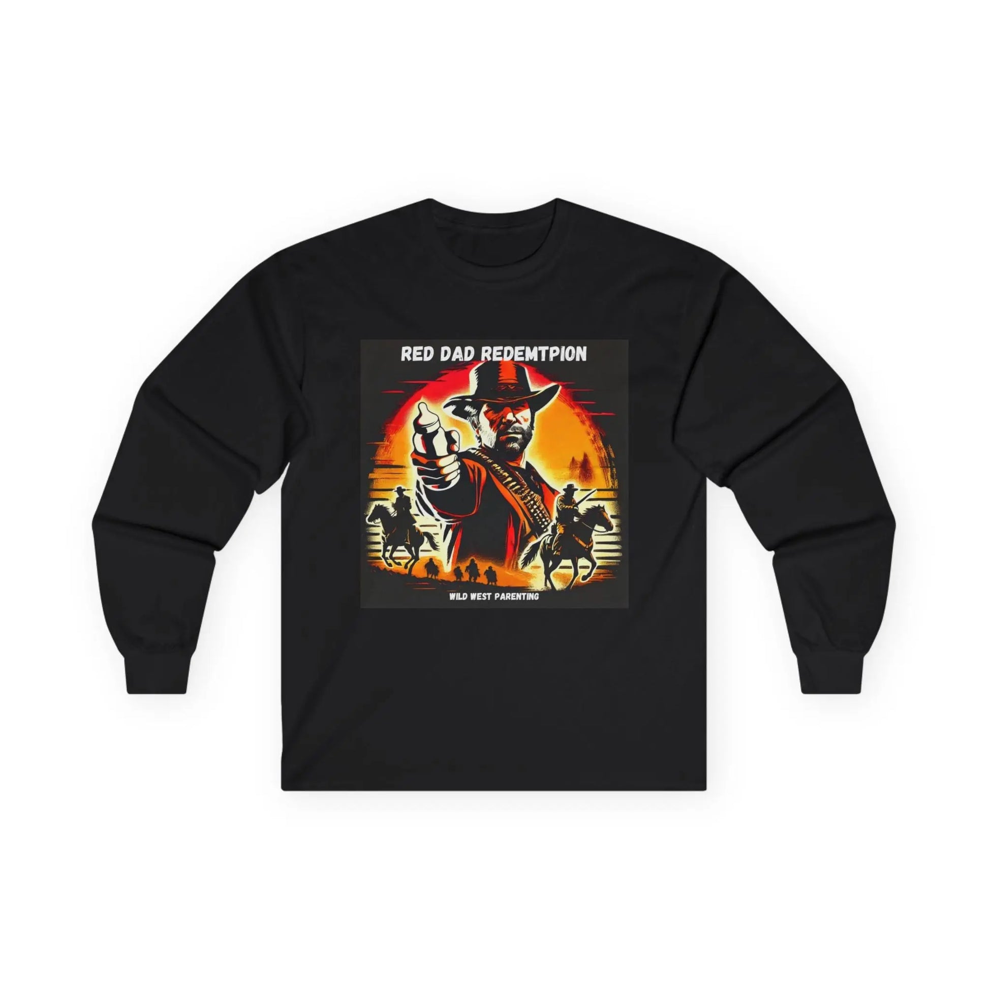 Red Dad Redemption | Long Sleeve Tee | Perfect for Red Dead Redemption fans  Geniogoods