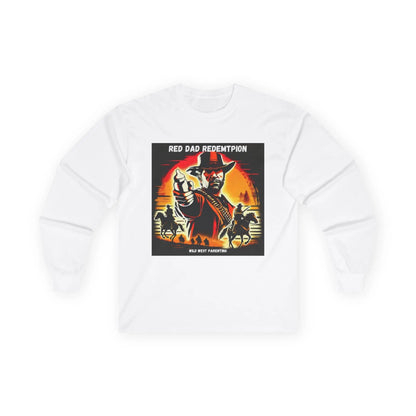 Red Dad Redemption | Long Sleeve Tee | Perfect for Red Dead Redemption fans  Geniogoods