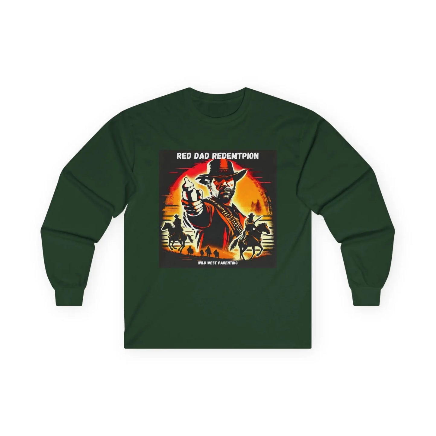 Red Dad Redemption | Long Sleeve Tee | Perfect for Red Dead Redemption fans  Geniogoods