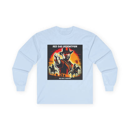 Red Dad Redemption | Long Sleeve Tee | Perfect for Red Dead Redemption fans  Geniogoods