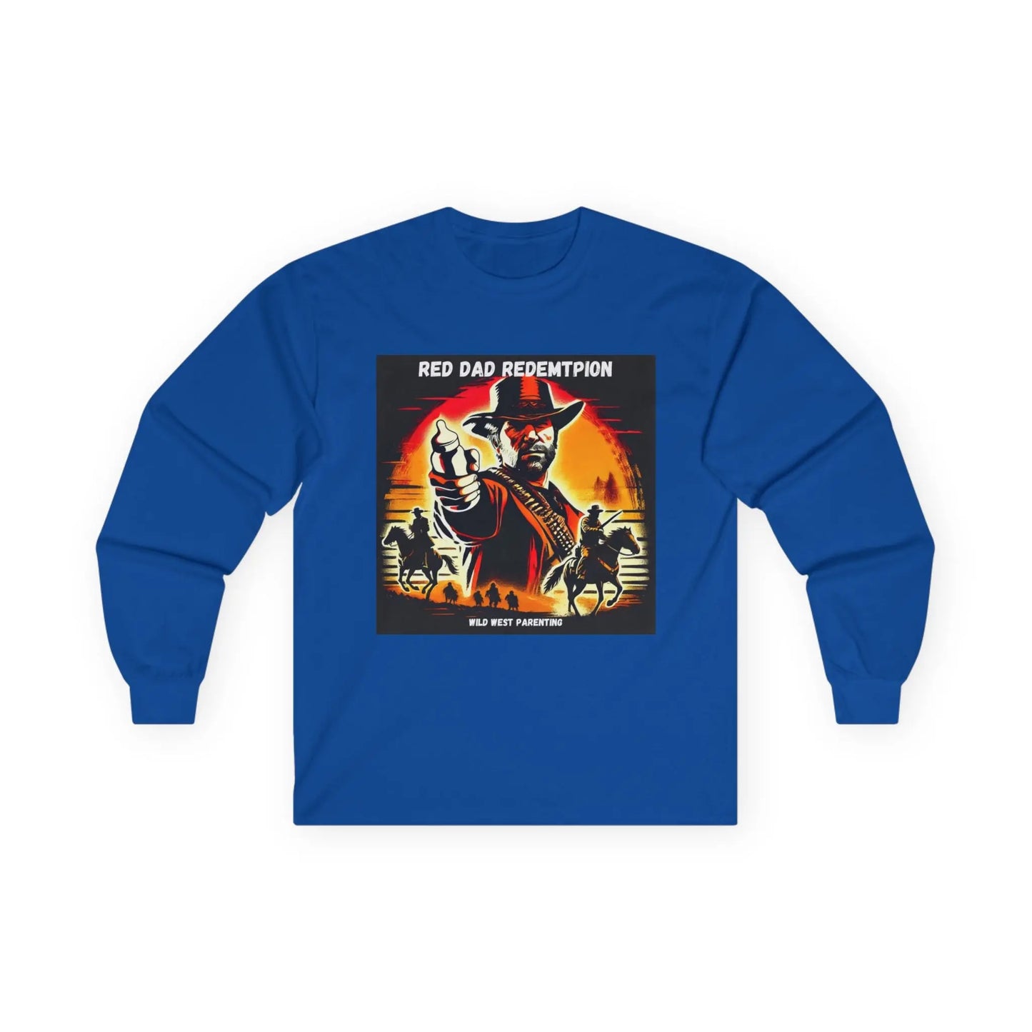 Red Dad Redemption | Long Sleeve Tee | Perfect for Red Dead Redemption fans  Geniogoods