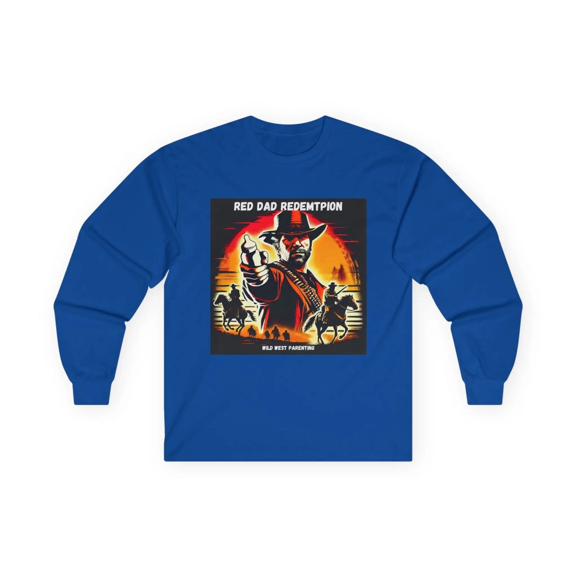 Red Dad Redemption | Long Sleeve Tee | Perfect for Red Dead Redemption fans  Geniogoods
