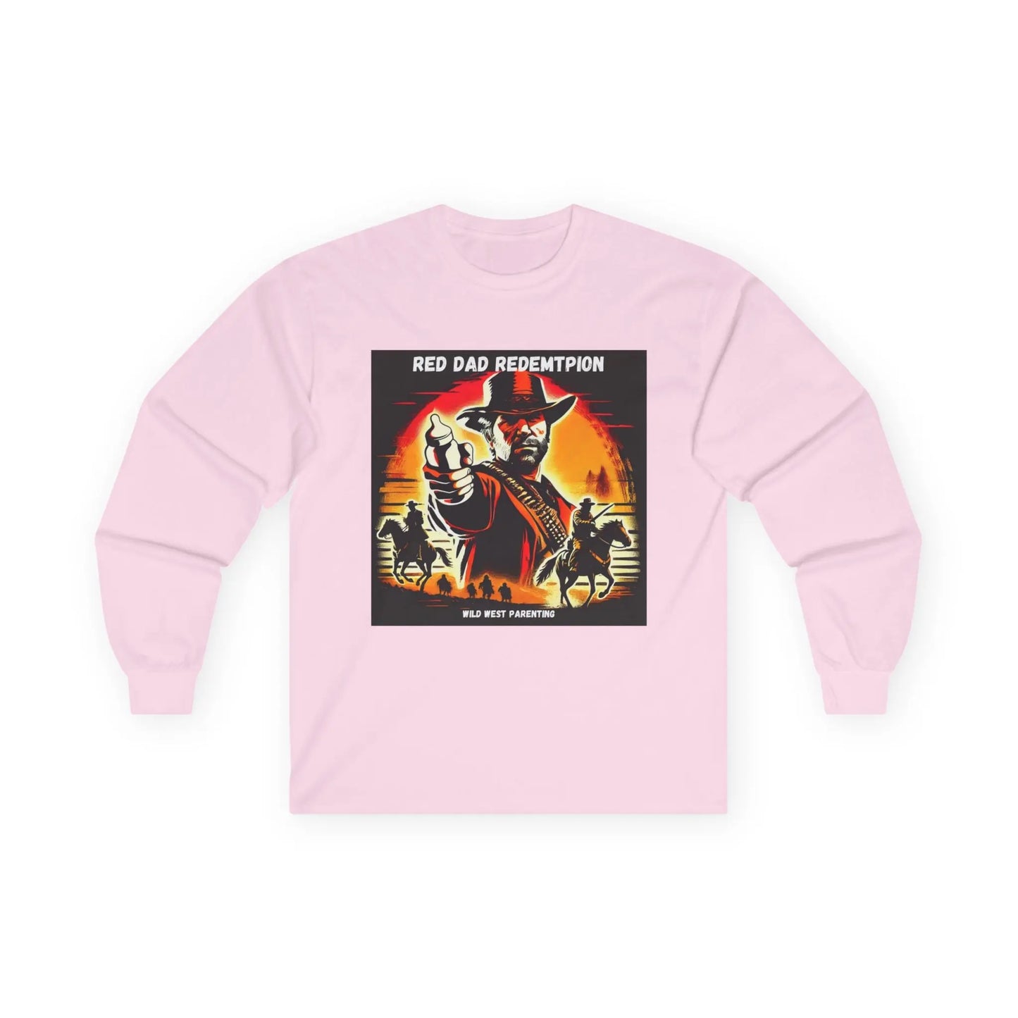Red Dad Redemption | Long Sleeve Tee | Perfect for Red Dead Redemption fans  Geniogoods