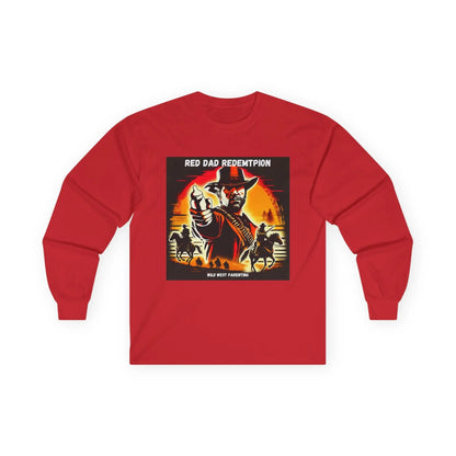 Red Dad Redemption | Long Sleeve Tee | Perfect for Red Dead Redemption fans  Geniogoods