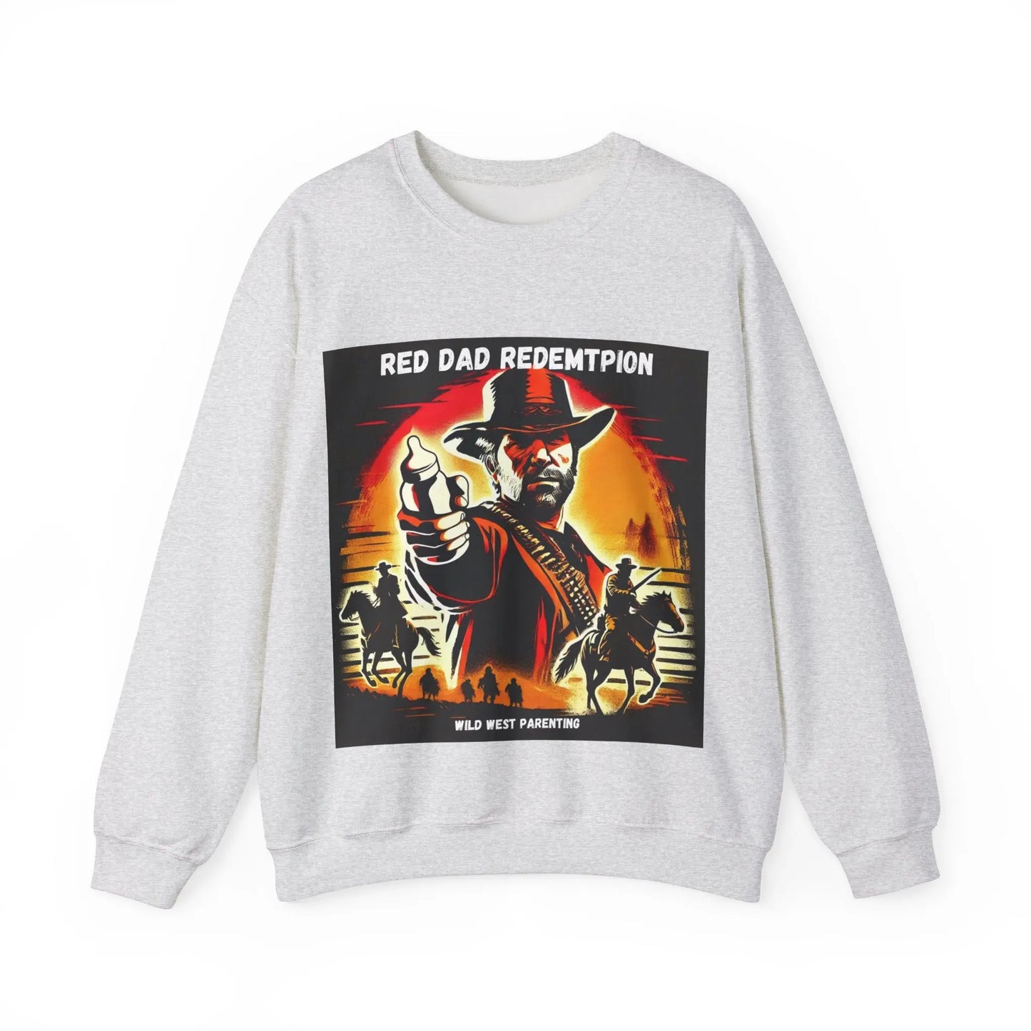 Red Dad Redemption | Unisex Crewneck Sweatshirt | Perfect for Red Dead Redemption fans  Geniogoods