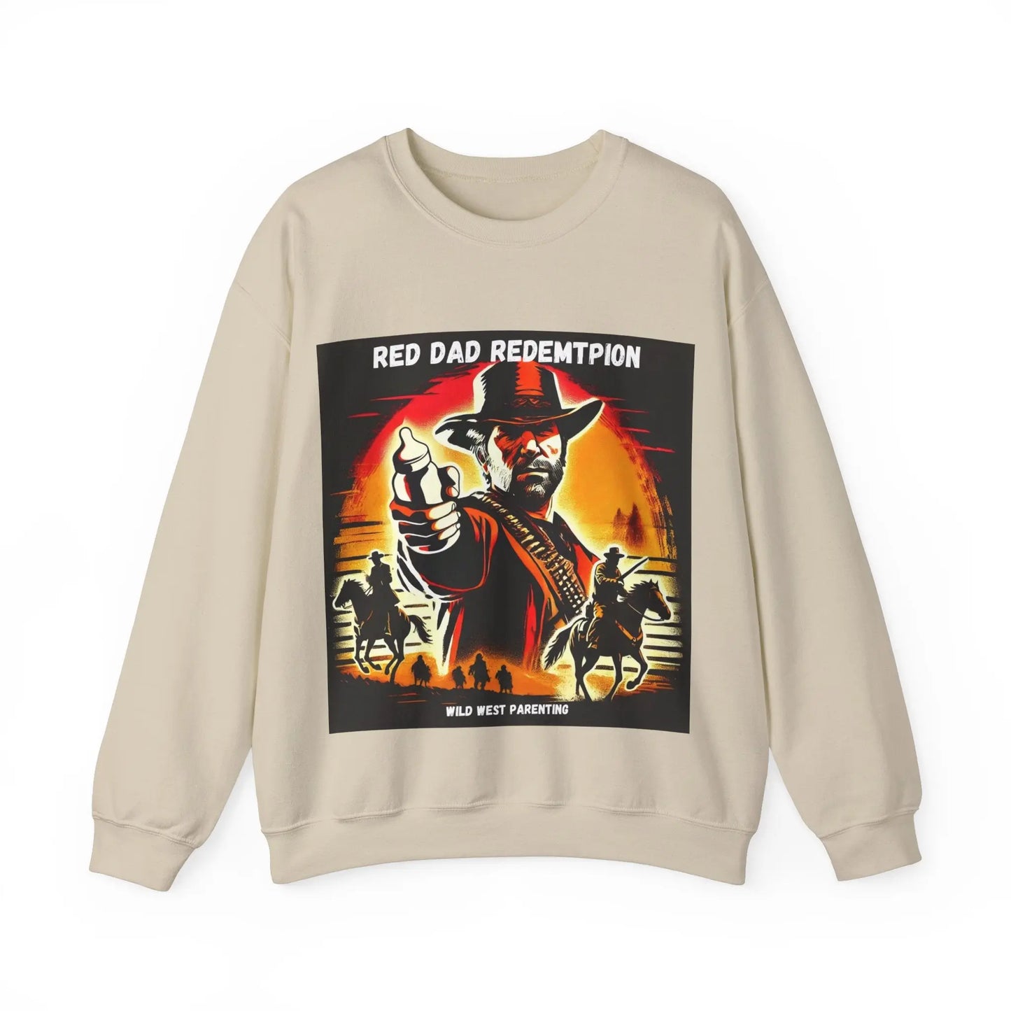 Red Dad Redemption | Unisex Crewneck Sweatshirt | Perfect for Red Dead Redemption fans  Geniogoods