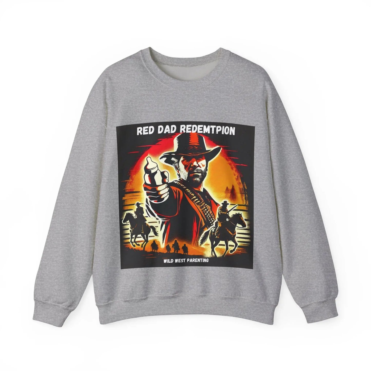 Red Dad Redemption | Unisex Crewneck Sweatshirt | Perfect for Red Dead Redemption fans  Geniogoods