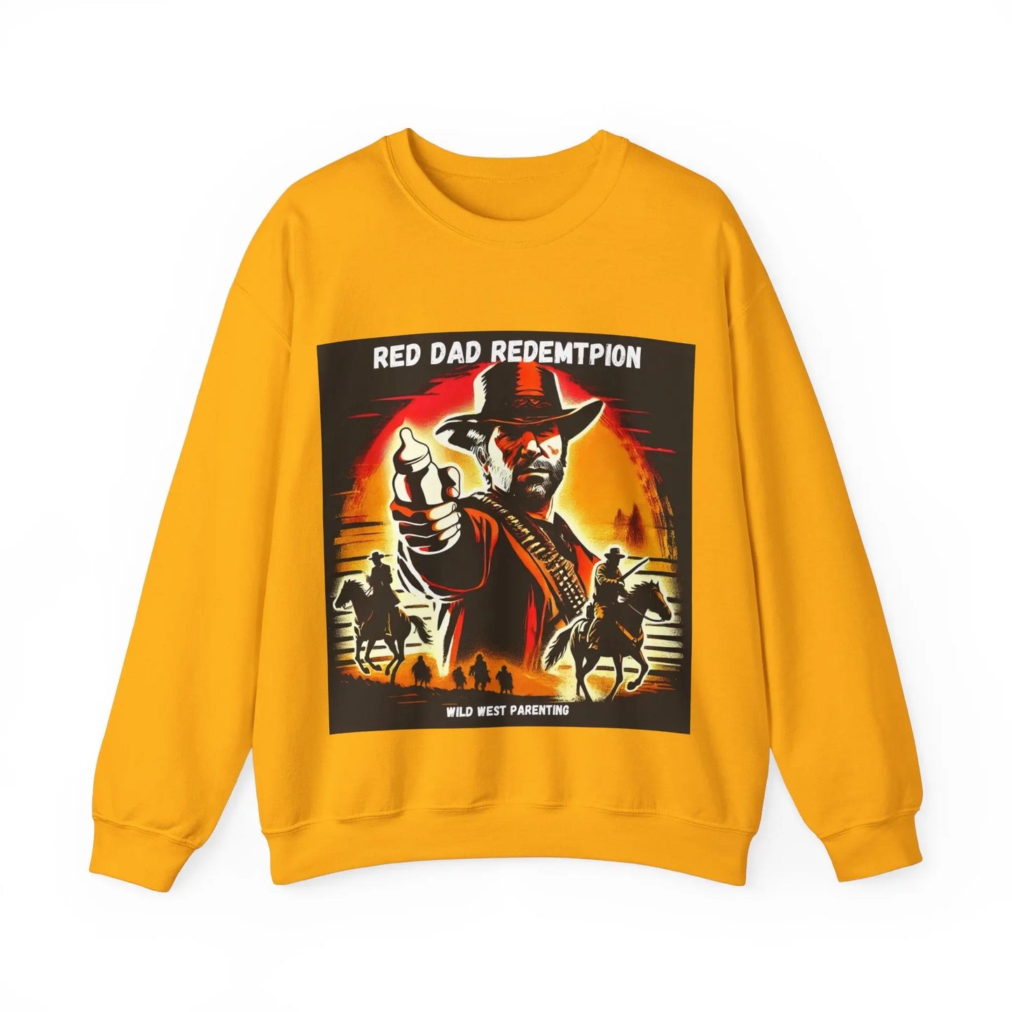 Red Dad Redemption | Unisex Crewneck Sweatshirt | Perfect for Red Dead Redemption fans  Geniogoods