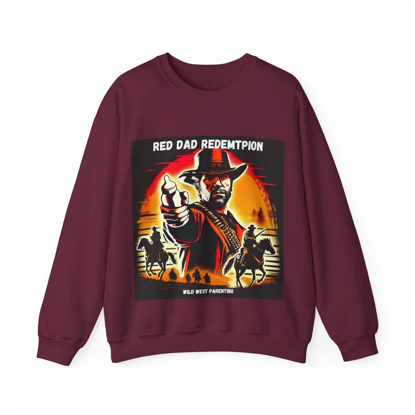 Red Dad Redemption | Unisex Crewneck Sweatshirt | Perfect for Red Dead Redemption fans  Geniogoods