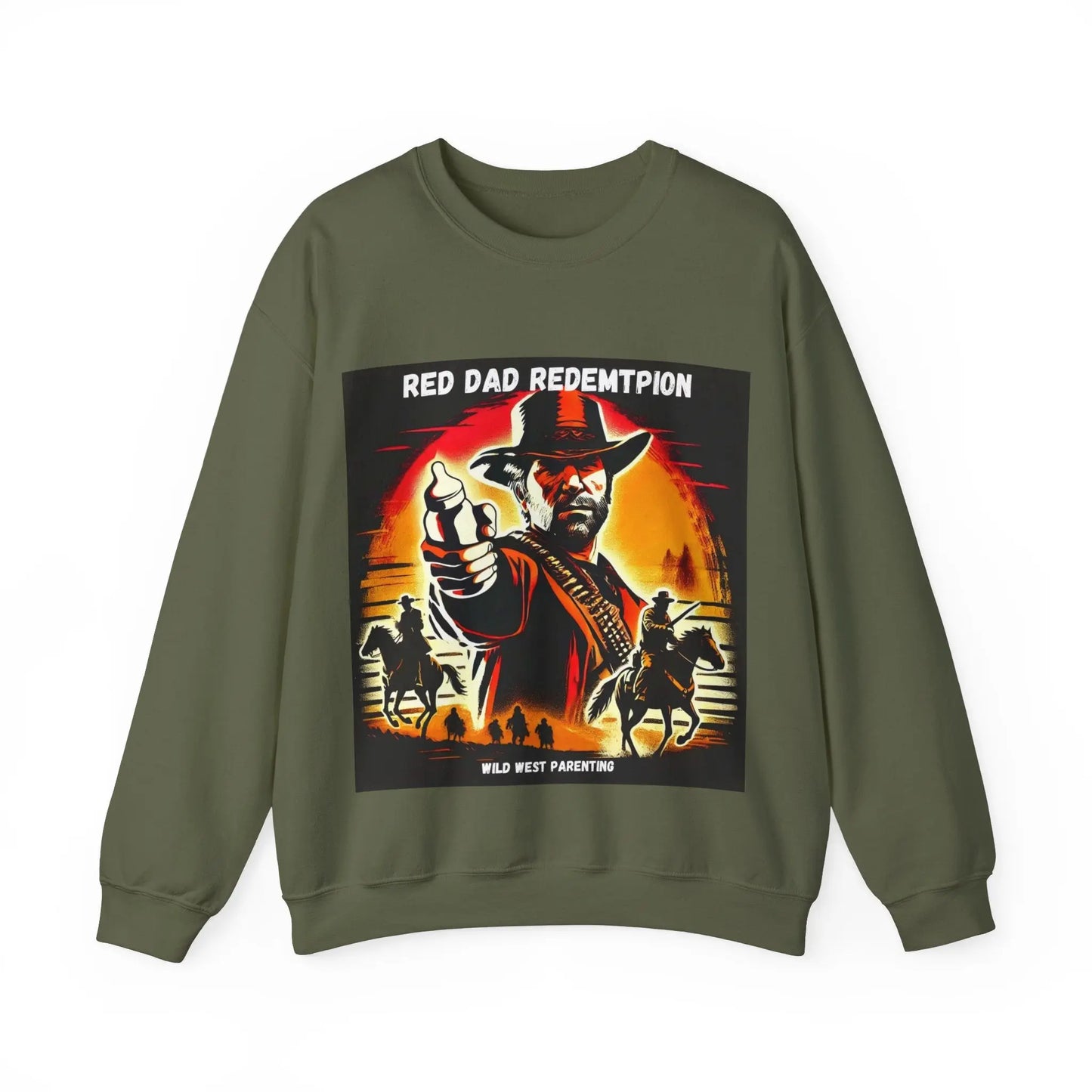 Red Dad Redemption | Unisex Crewneck Sweatshirt | Perfect for Red Dead Redemption fans  Geniogoods