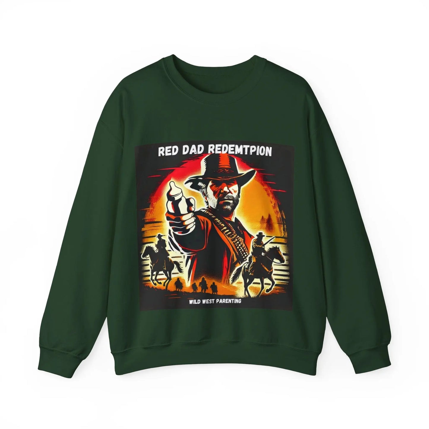 Red Dad Redemption | Unisex Crewneck Sweatshirt | Perfect for Red Dead Redemption fans  Geniogoods