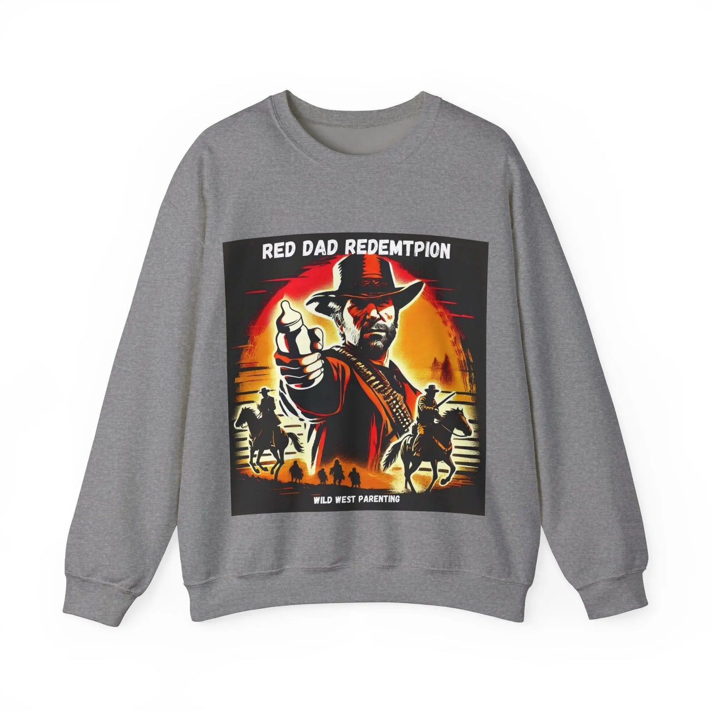 Red Dad Redemption | Unisex Crewneck Sweatshirt | Perfect for Red Dead Redemption fans  Geniogoods
