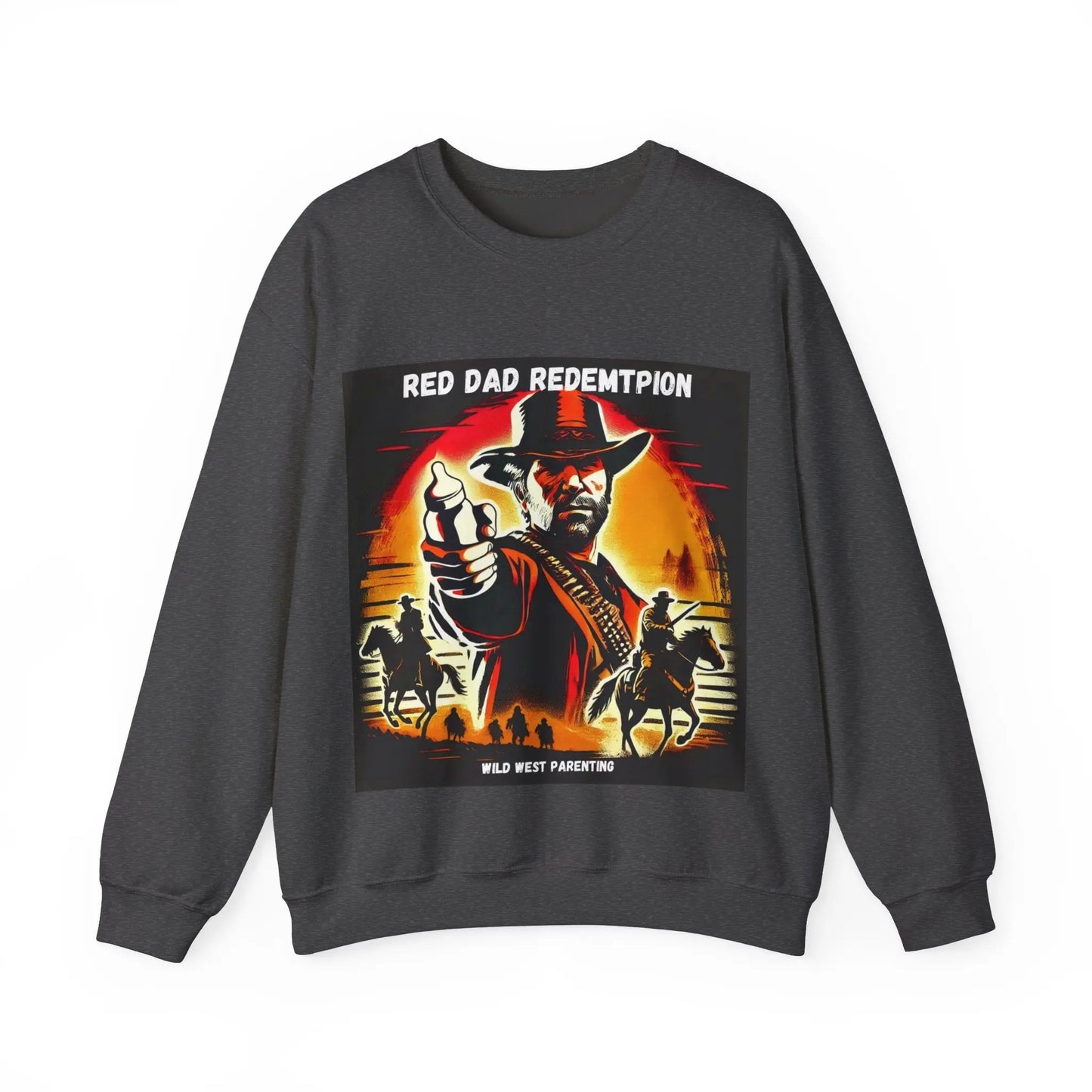 Red Dad Redemption | Unisex Crewneck Sweatshirt | Perfect for Red Dead Redemption fans  Geniogoods