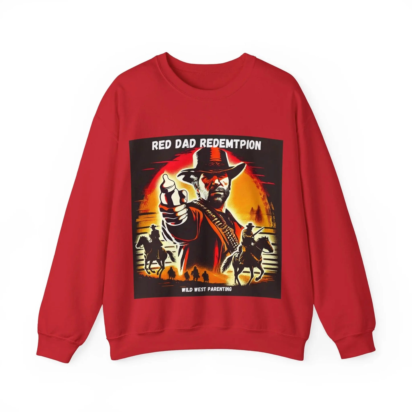 Red Dad Redemption | Unisex Crewneck Sweatshirt | Perfect for Red Dead Redemption fans  Geniogoods