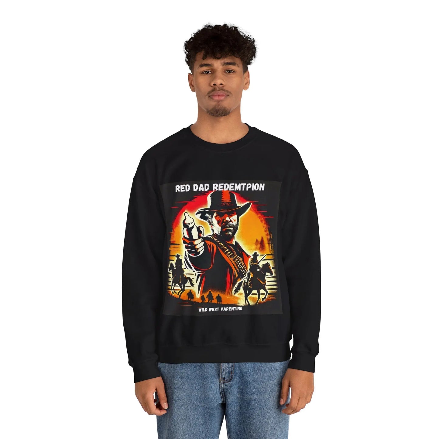 Red Dad Redemption | Unisex Crewneck Sweatshirt | Perfect for Red Dead Redemption fans  Geniogoods