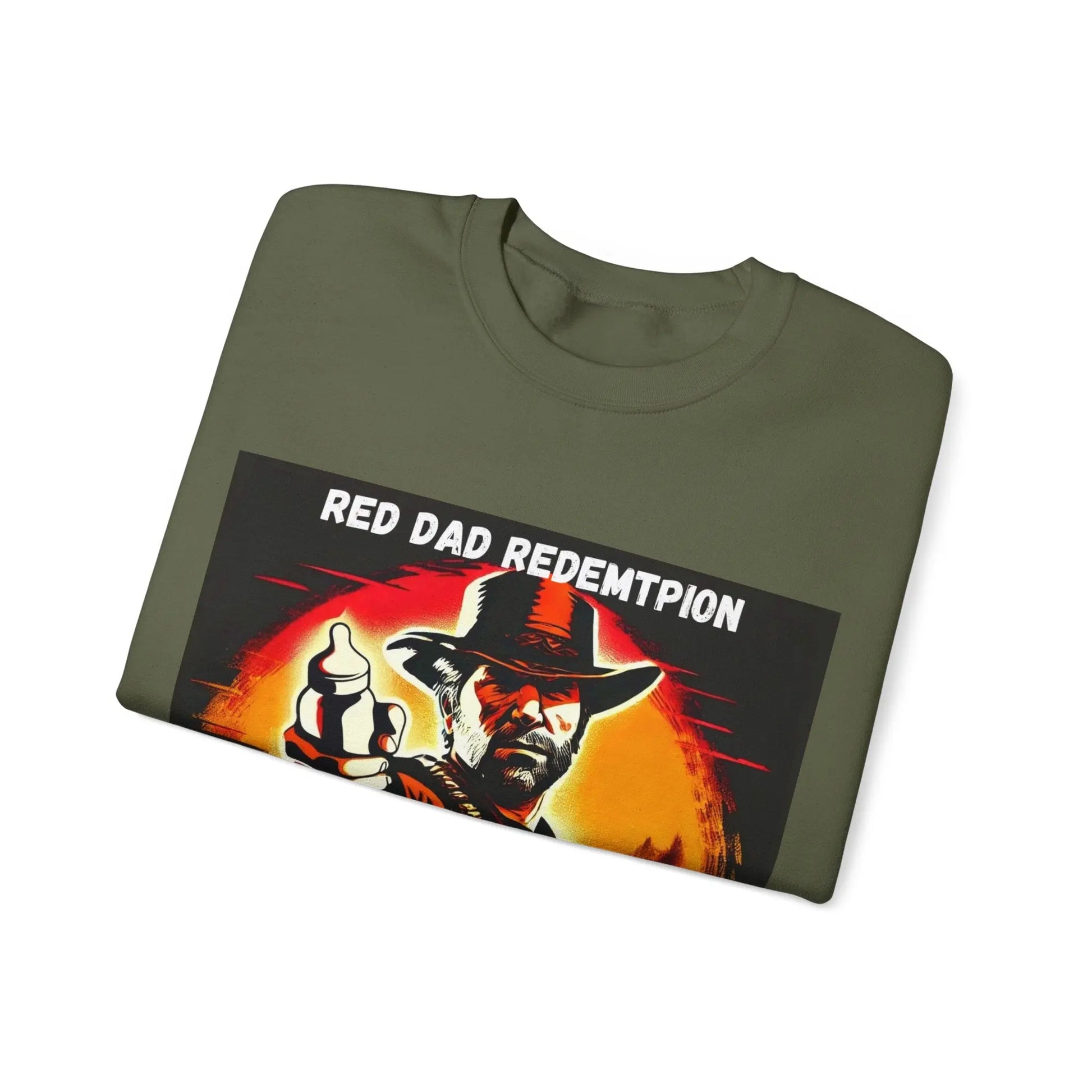 Red Dad Redemption | Unisex Crewneck Sweatshirt | Perfect for Red Dead Redemption fans  Geniogoods