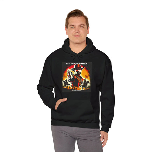 Red Dad Redemption | Unisex Hooded Sweatshirt | Perfect for Red Dead Redemption fans  Geniogoods