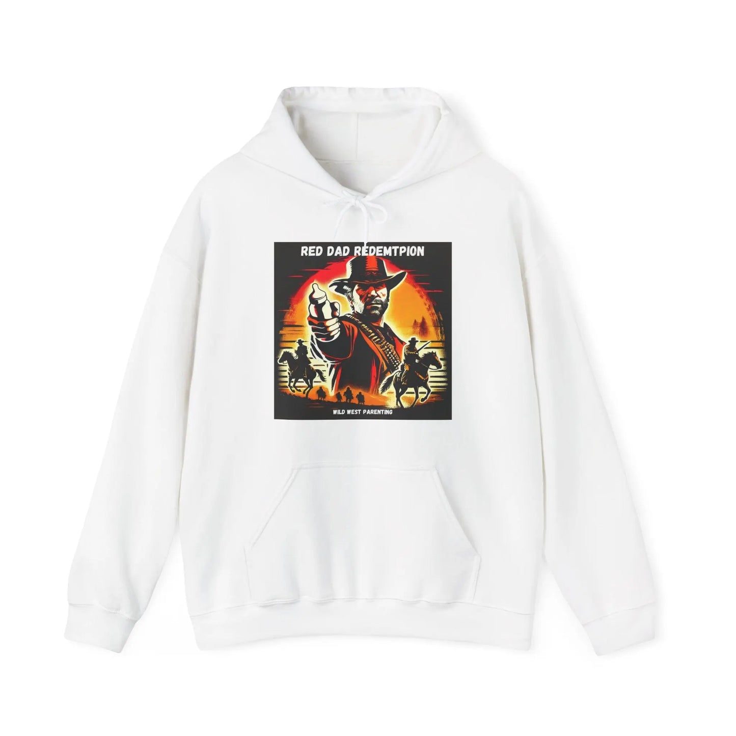 Red Dad Redemption | Unisex Hooded Sweatshirt | Perfect for Red Dead Redemption fans  Geniogoods