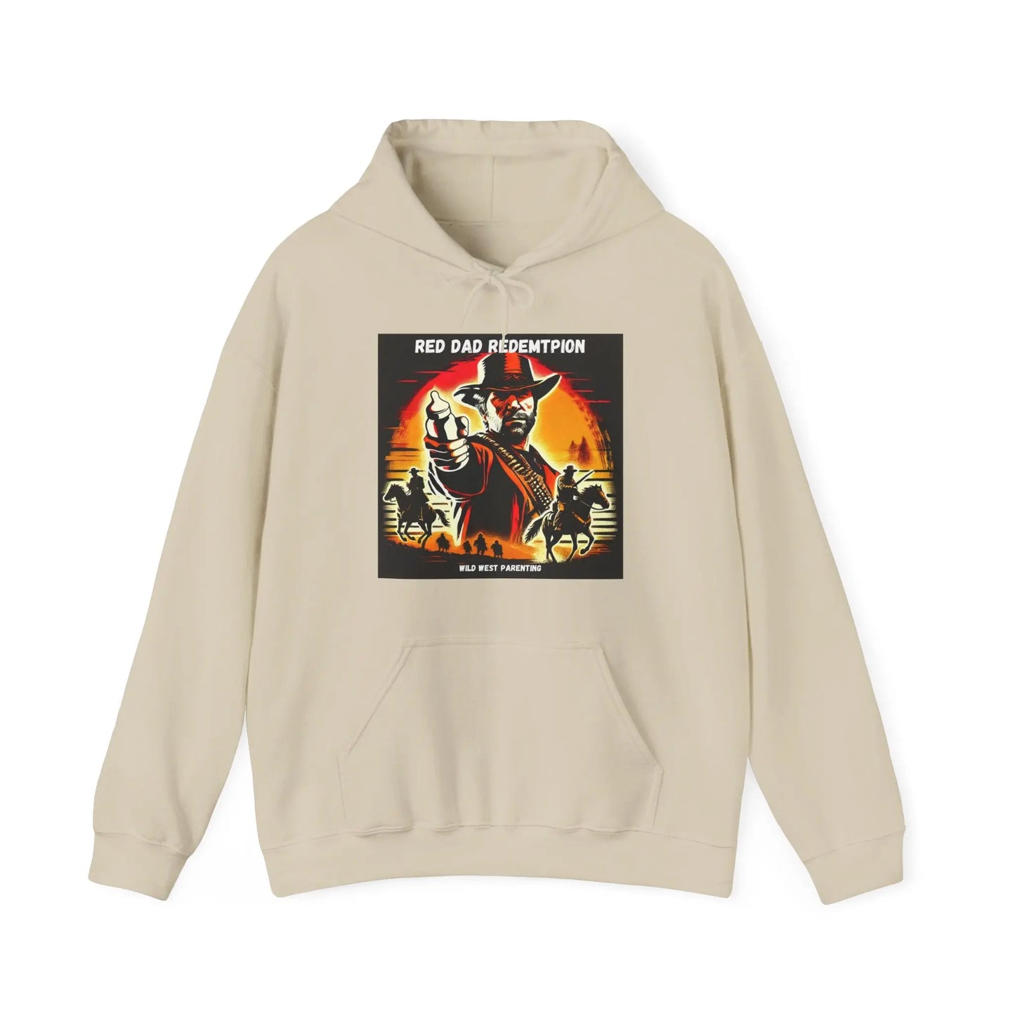 Red Dad Redemption | Unisex Hooded Sweatshirt | Perfect for Red Dead Redemption fans  Geniogoods