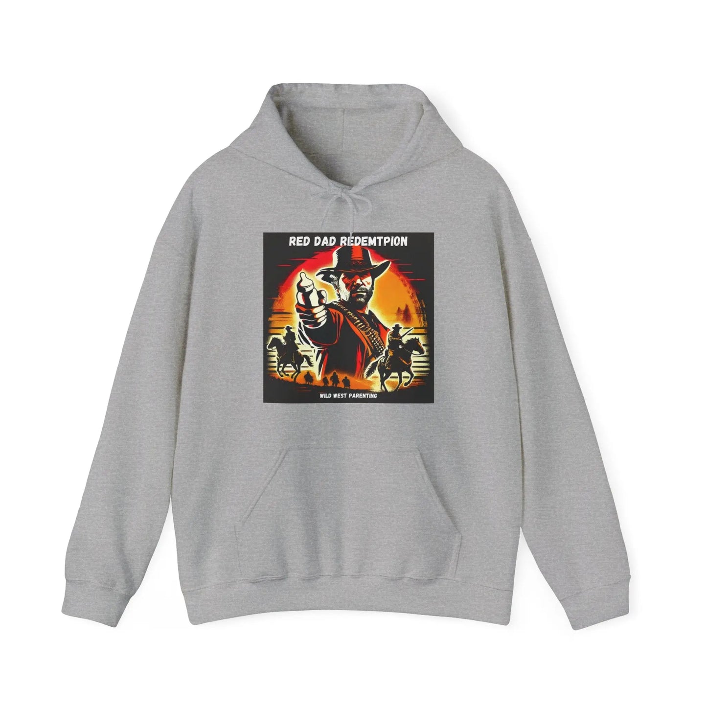 Red Dad Redemption | Unisex Hooded Sweatshirt | Perfect for Red Dead Redemption fans  Geniogoods