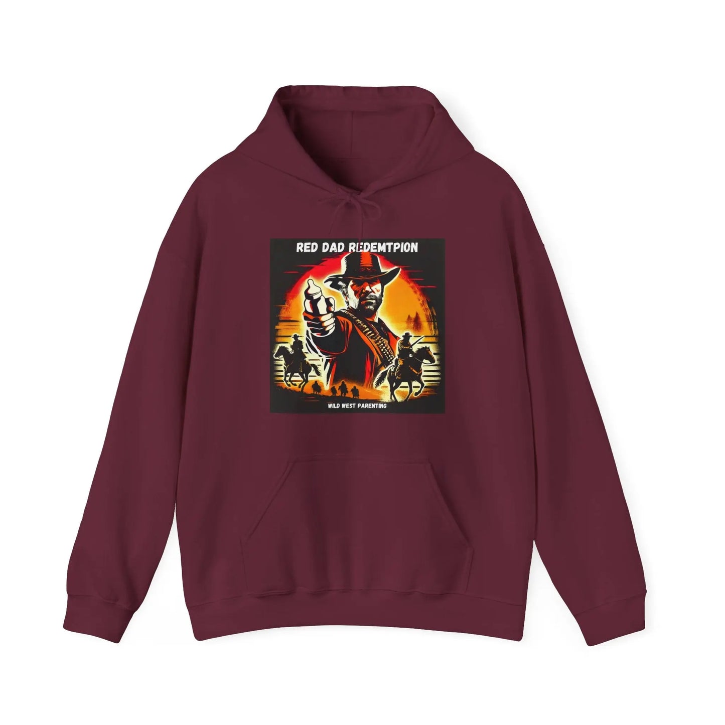 Red Dad Redemption | Unisex Hooded Sweatshirt | Perfect for Red Dead Redemption fans  Geniogoods