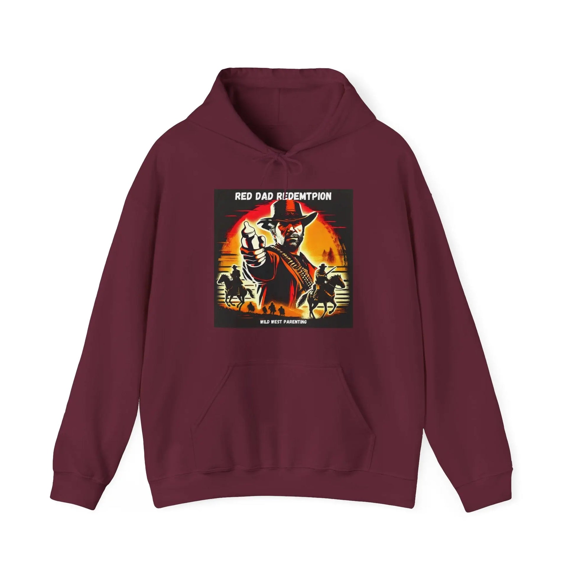 Red Dad Redemption | Unisex Hooded Sweatshirt | Perfect for Red Dead Redemption fans  Geniogoods