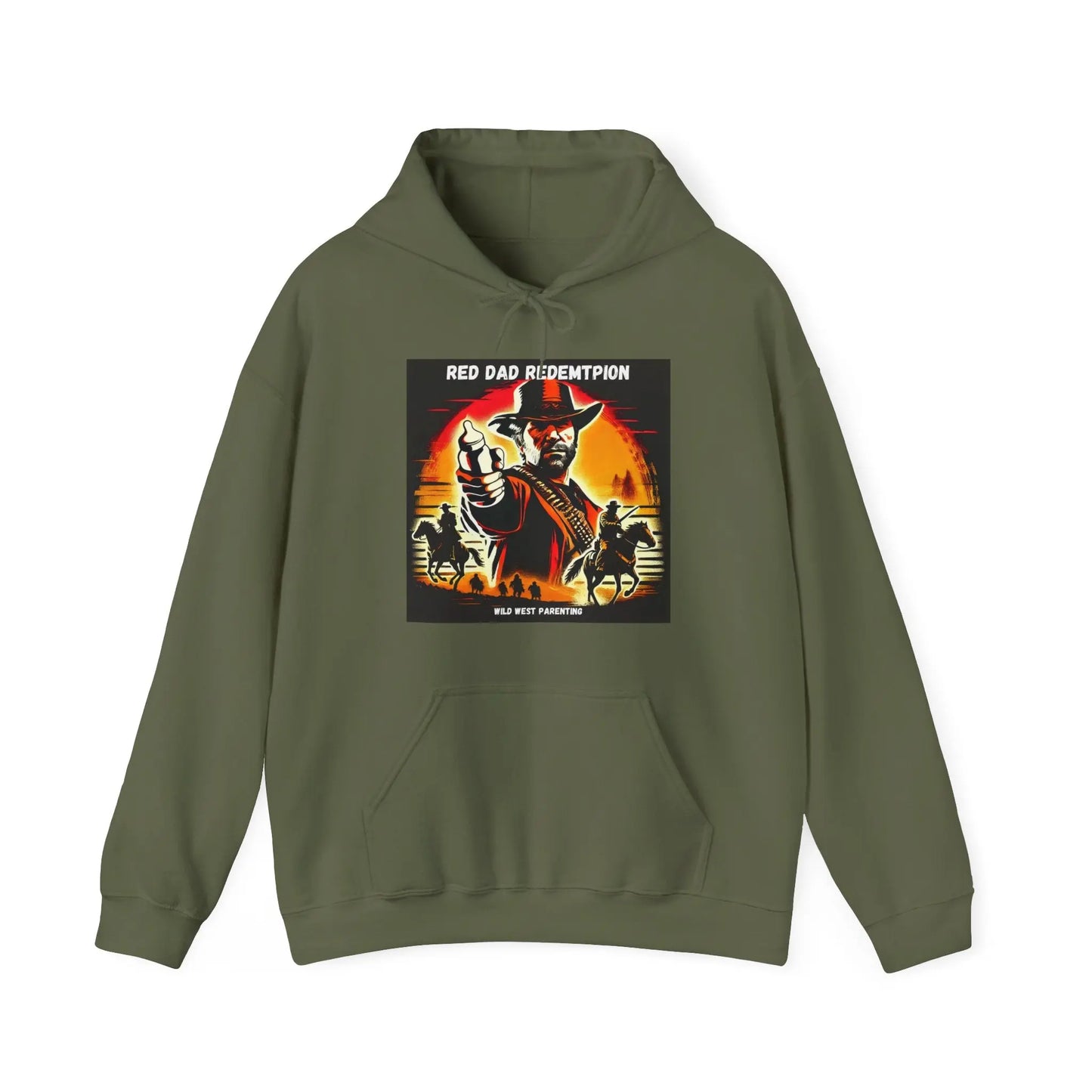 Red Dad Redemption | Unisex Hooded Sweatshirt | Perfect for Red Dead Redemption fans  Geniogoods