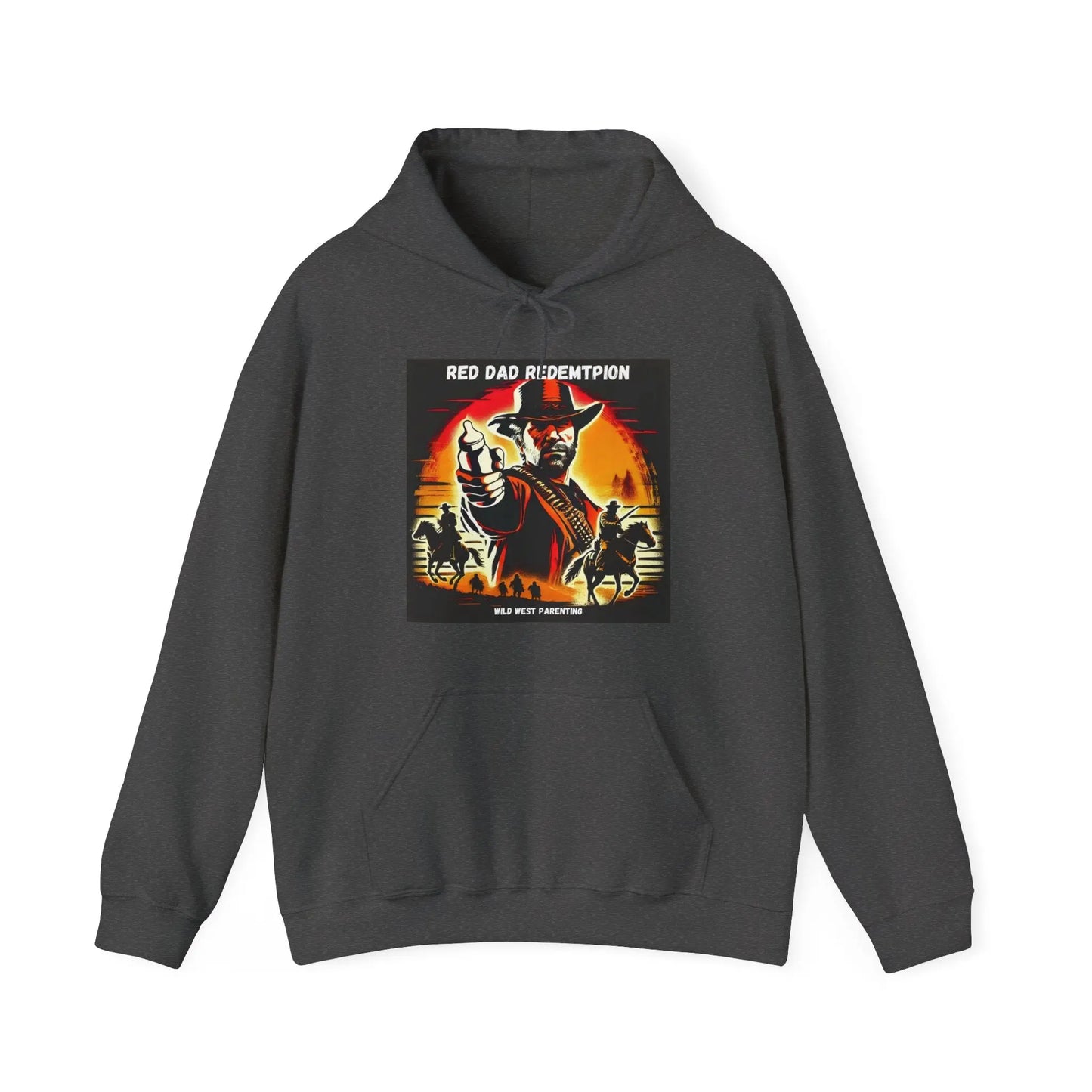 Red Dad Redemption | Unisex Hooded Sweatshirt | Perfect for Red Dead Redemption fans  Geniogoods
