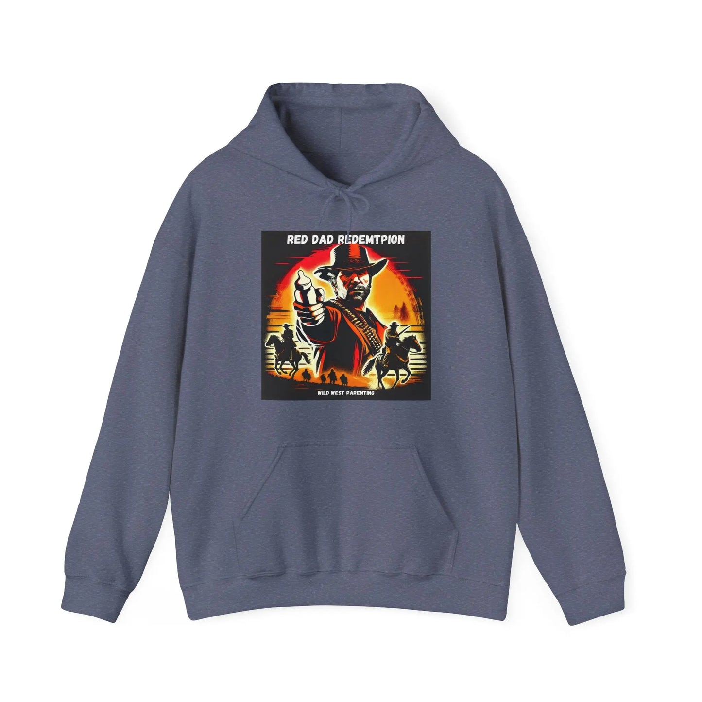 Red Dad Redemption | Unisex Hooded Sweatshirt | Perfect for Red Dead Redemption fans  Geniogoods