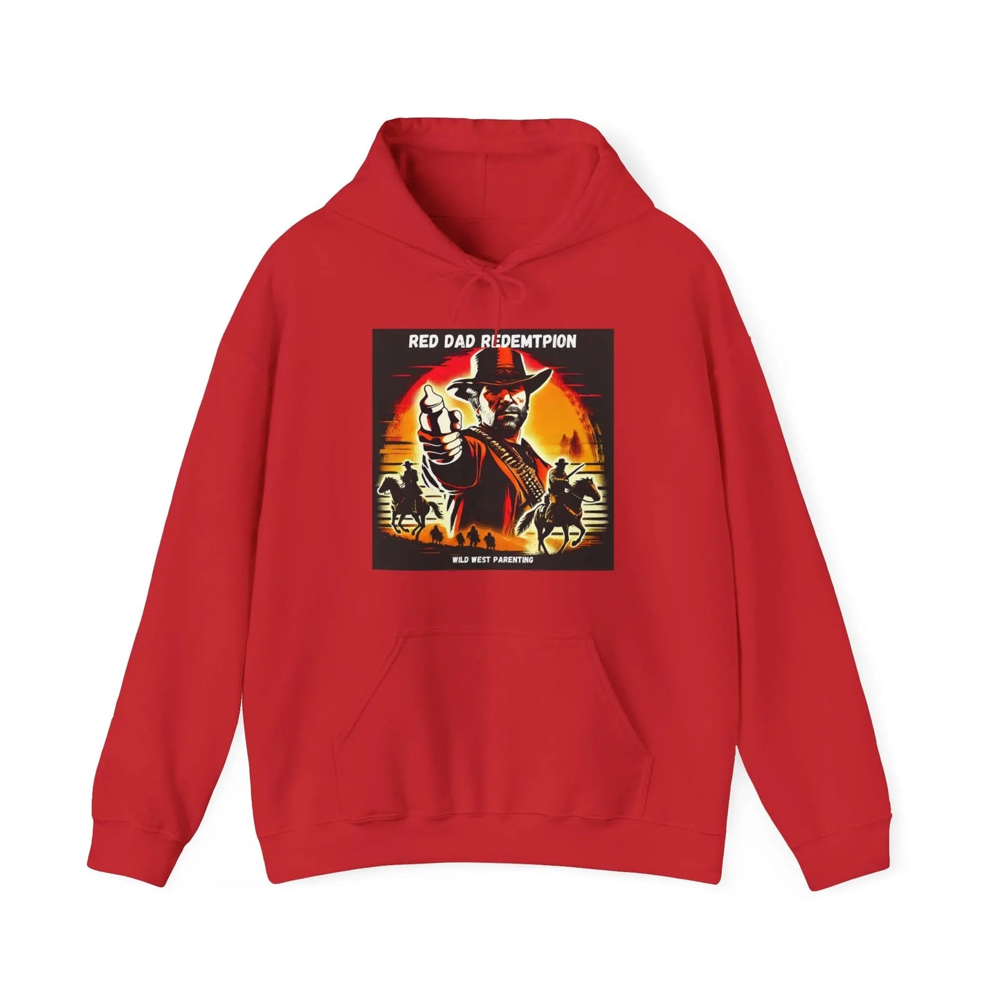 Red Dad Redemption | Unisex Hooded Sweatshirt | Perfect for Red Dead Redemption fans  Geniogoods