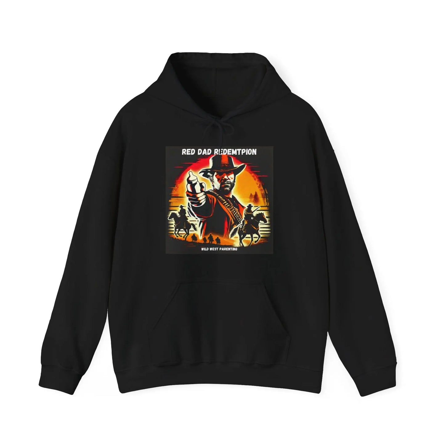 Red Dad Redemption | Unisex Hooded Sweatshirt | Perfect for Red Dead Redemption fans  Geniogoods