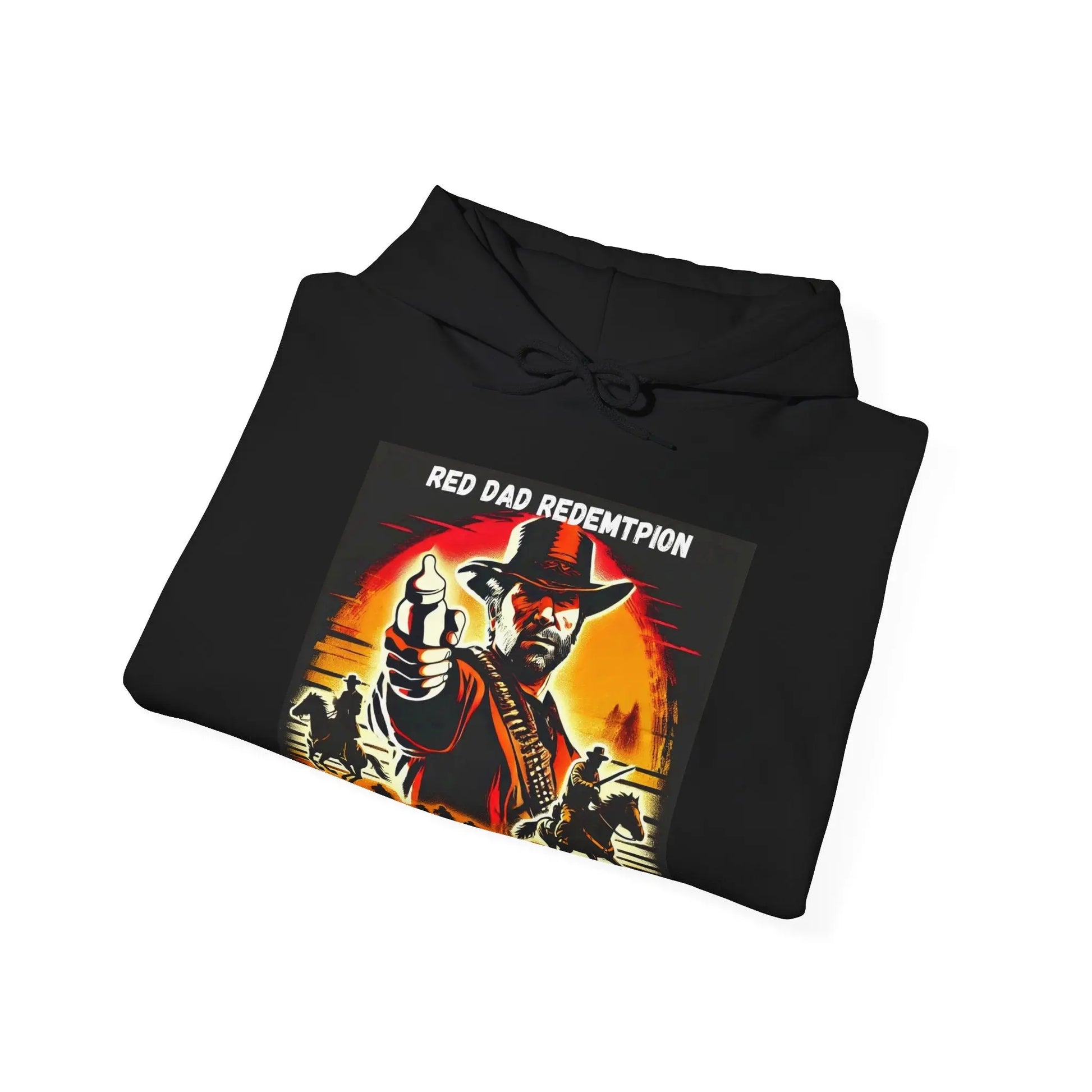 Red Dad Redemption | Unisex Hooded Sweatshirt | Perfect for Red Dead Redemption fans  Geniogoods