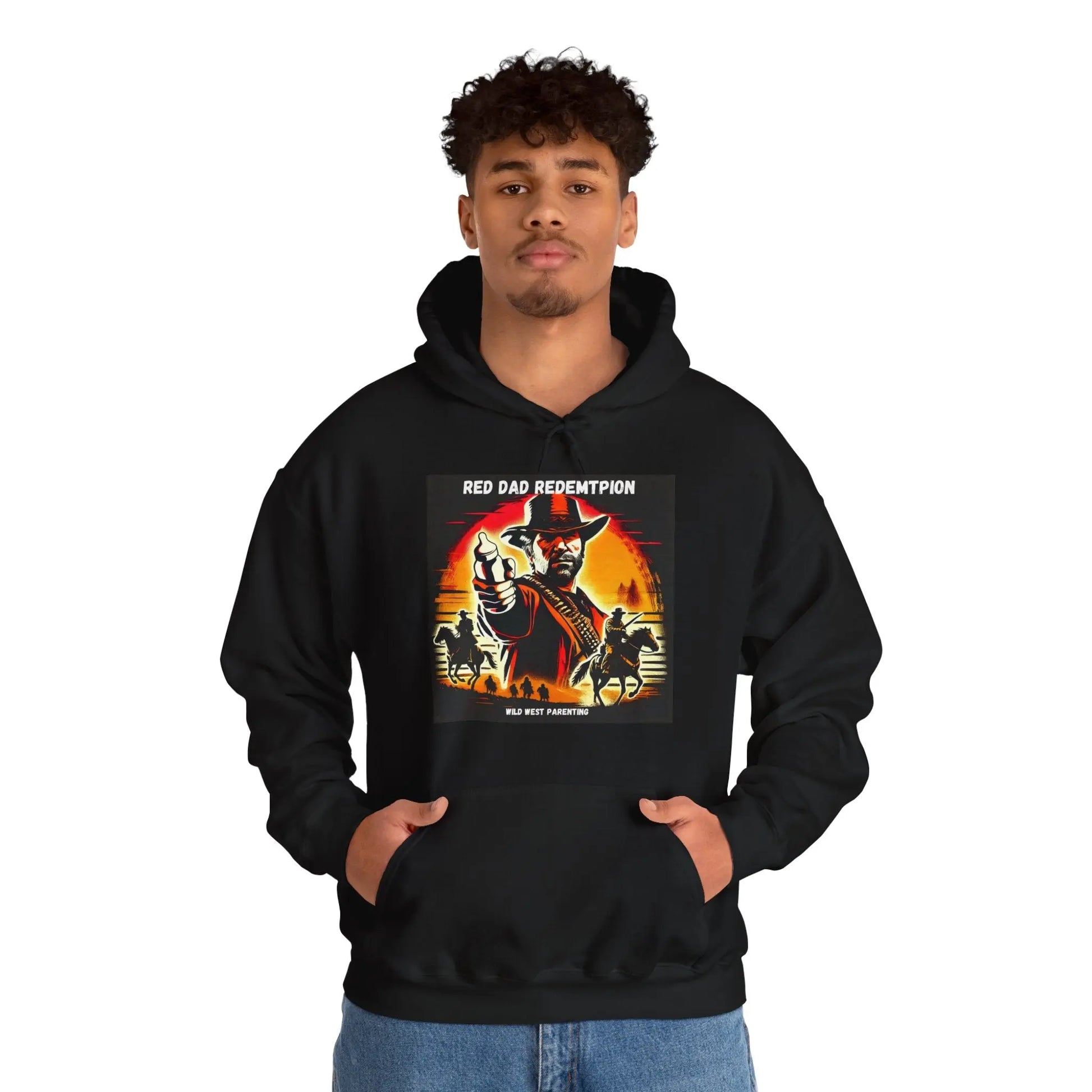 Red Dad Redemption | Unisex Hooded Sweatshirt | Perfect for Red Dead Redemption fans  Geniogoods