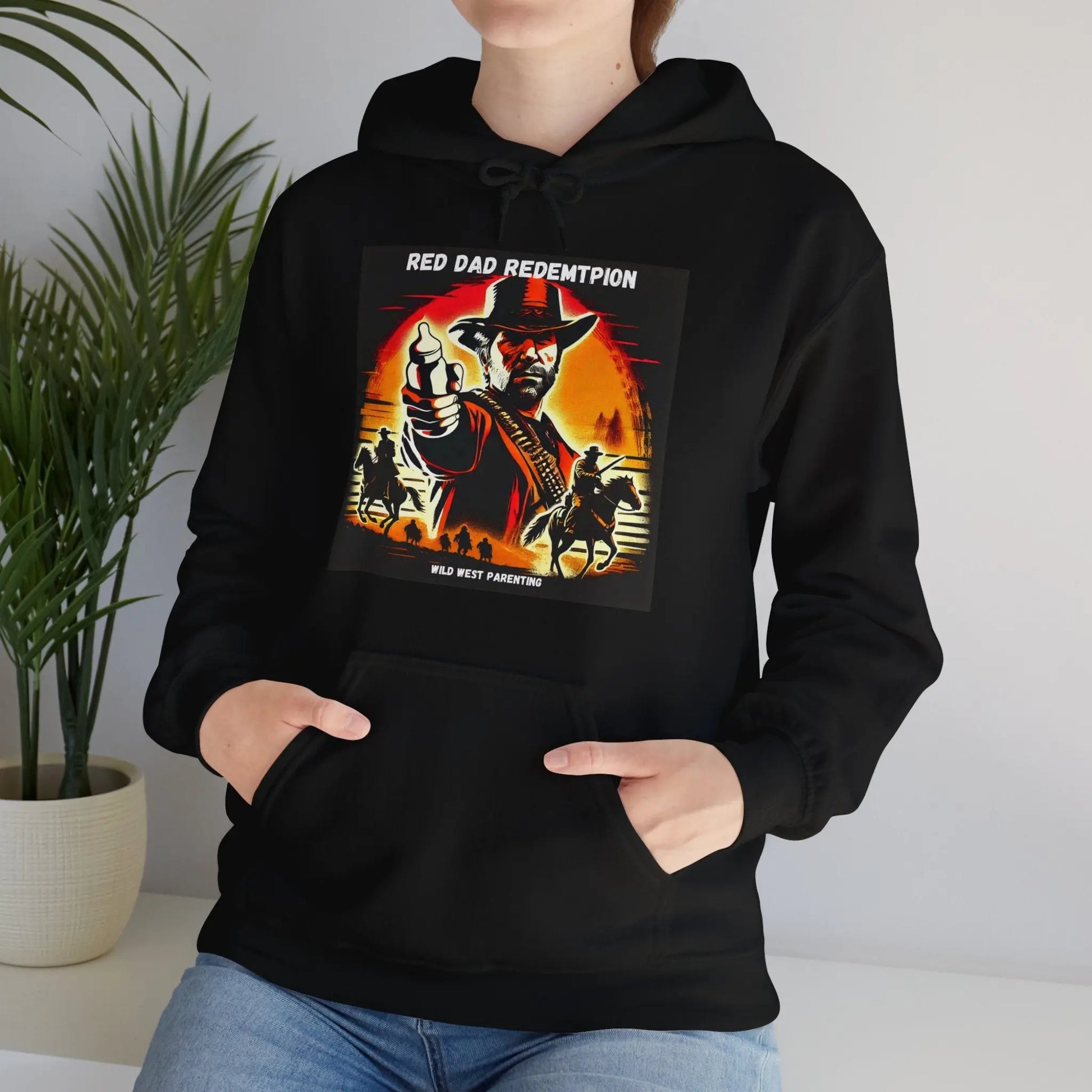 Red Dad Redemption | Unisex Hooded Sweatshirt | Perfect for Red Dead Redemption fans  Geniogoods