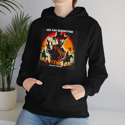 Red Dad Redemption | Unisex Hooded Sweatshirt | Perfect for Red Dead Redemption fans  Geniogoods