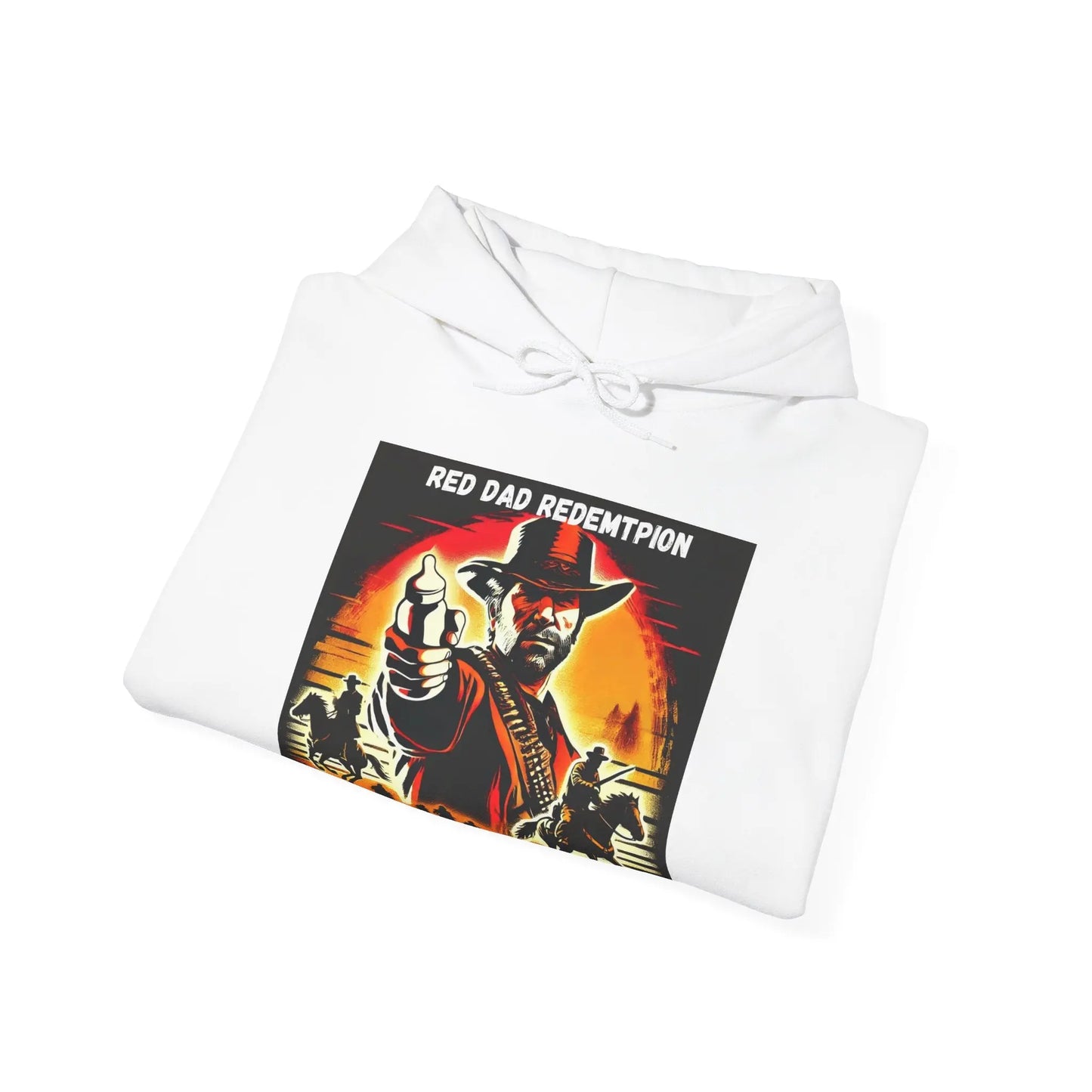 Red Dad Redemption | Unisex Hooded Sweatshirt | Perfect for Red Dead Redemption fans  Geniogoods
