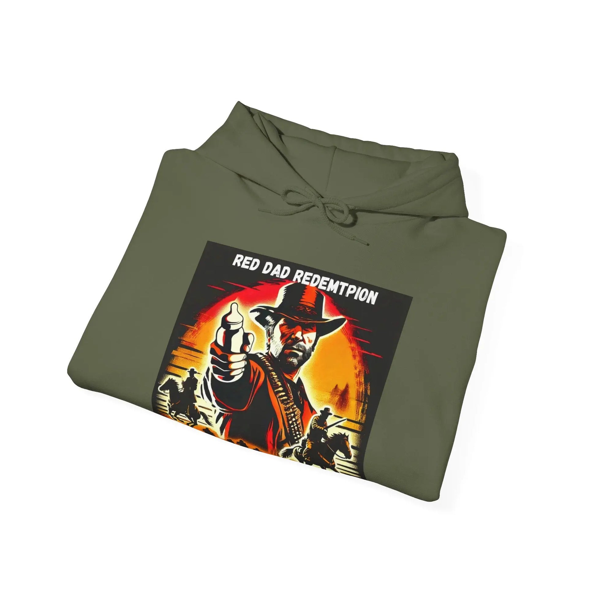 Red Dad Redemption | Unisex Hooded Sweatshirt | Perfect for Red Dead Redemption fans  Geniogoods