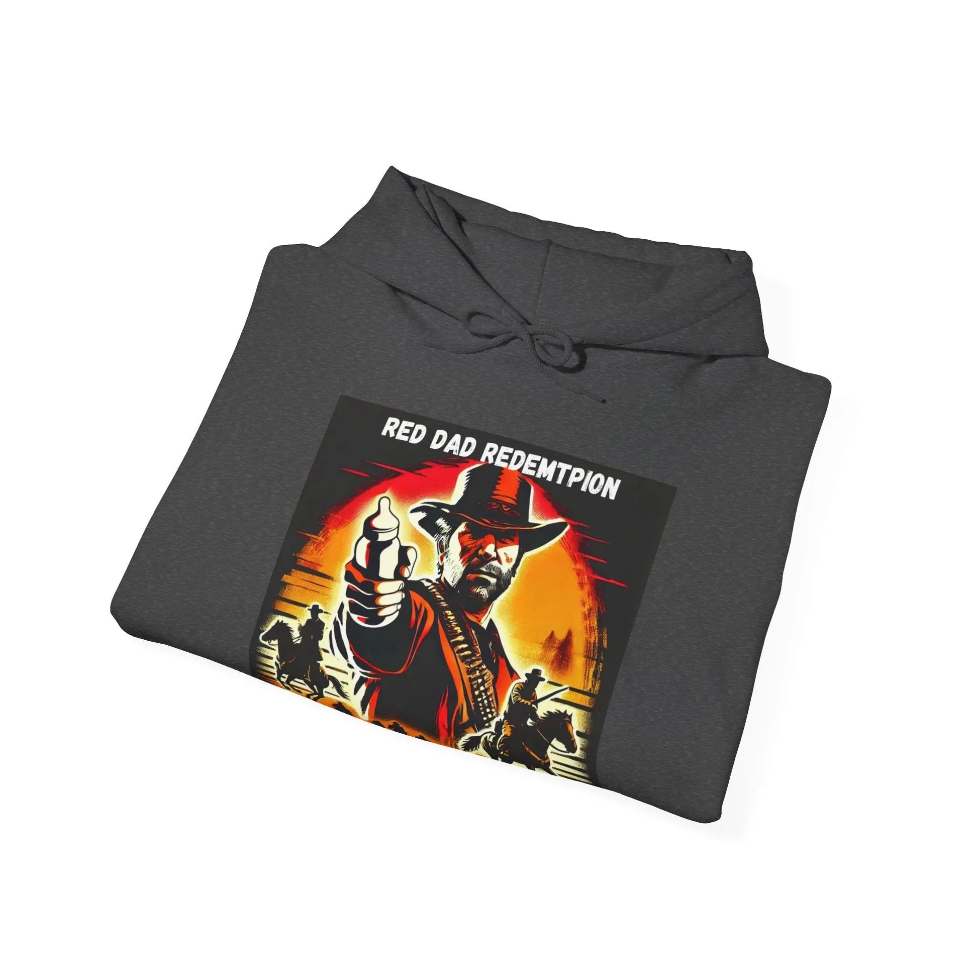 Red Dad Redemption | Unisex Hooded Sweatshirt | Perfect for Red Dead Redemption fans  Geniogoods