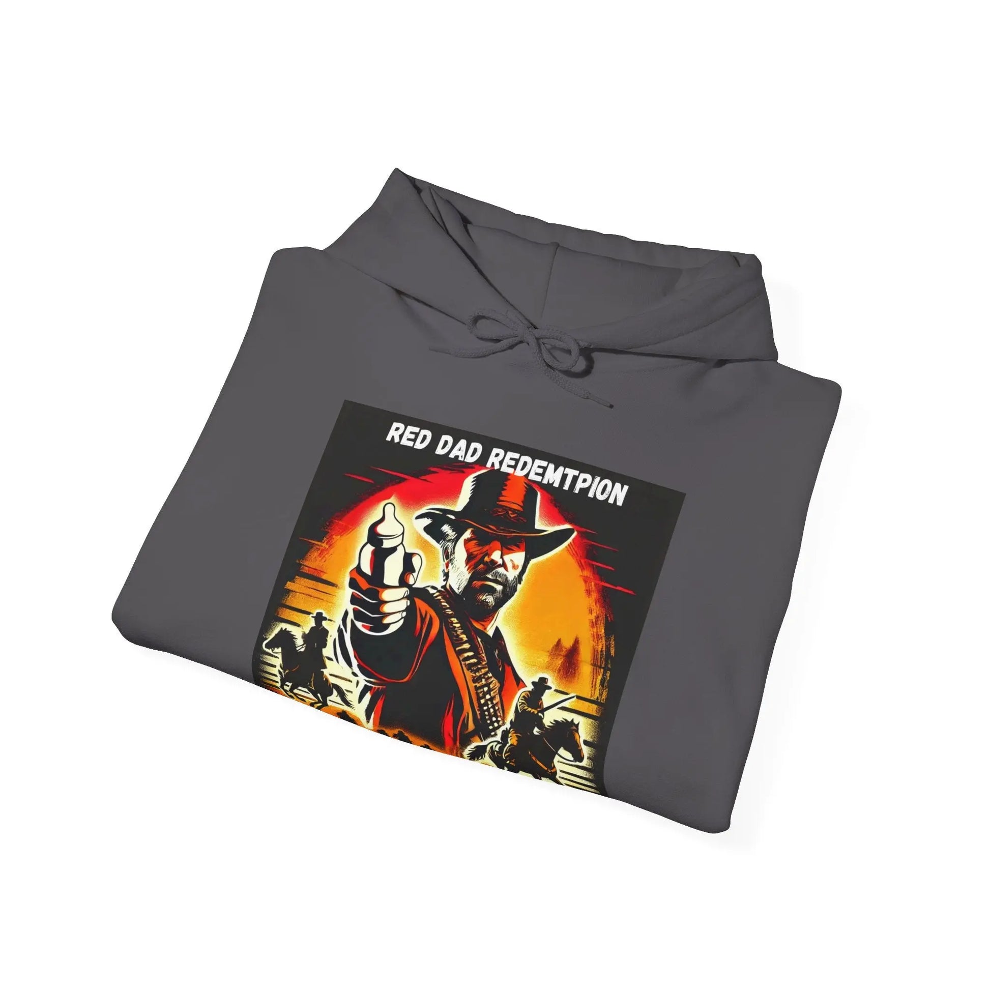 Red Dad Redemption | Unisex Hooded Sweatshirt | Perfect for Red Dead Redemption fans  Geniogoods