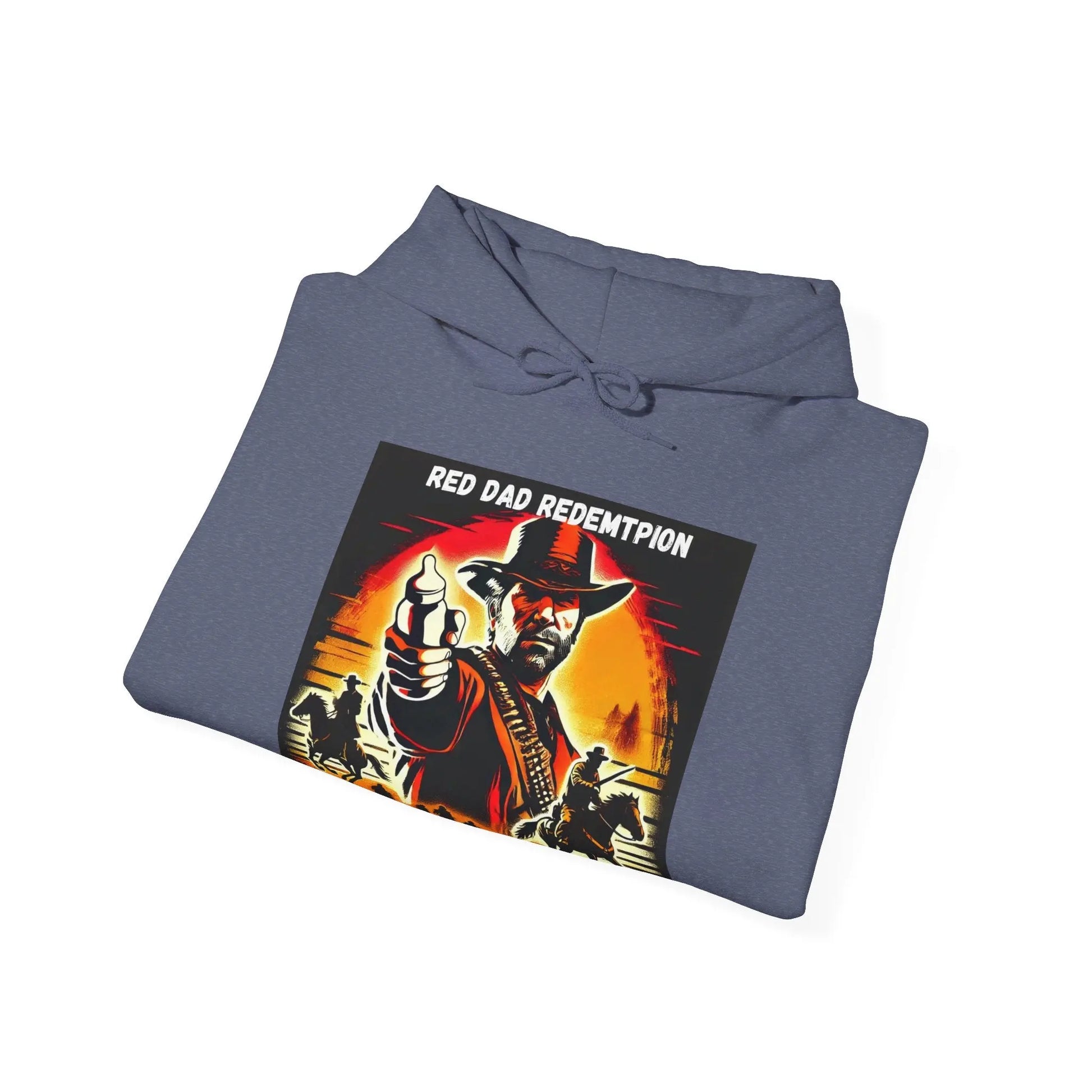 Red Dad Redemption | Unisex Hooded Sweatshirt | Perfect for Red Dead Redemption fans  Geniogoods