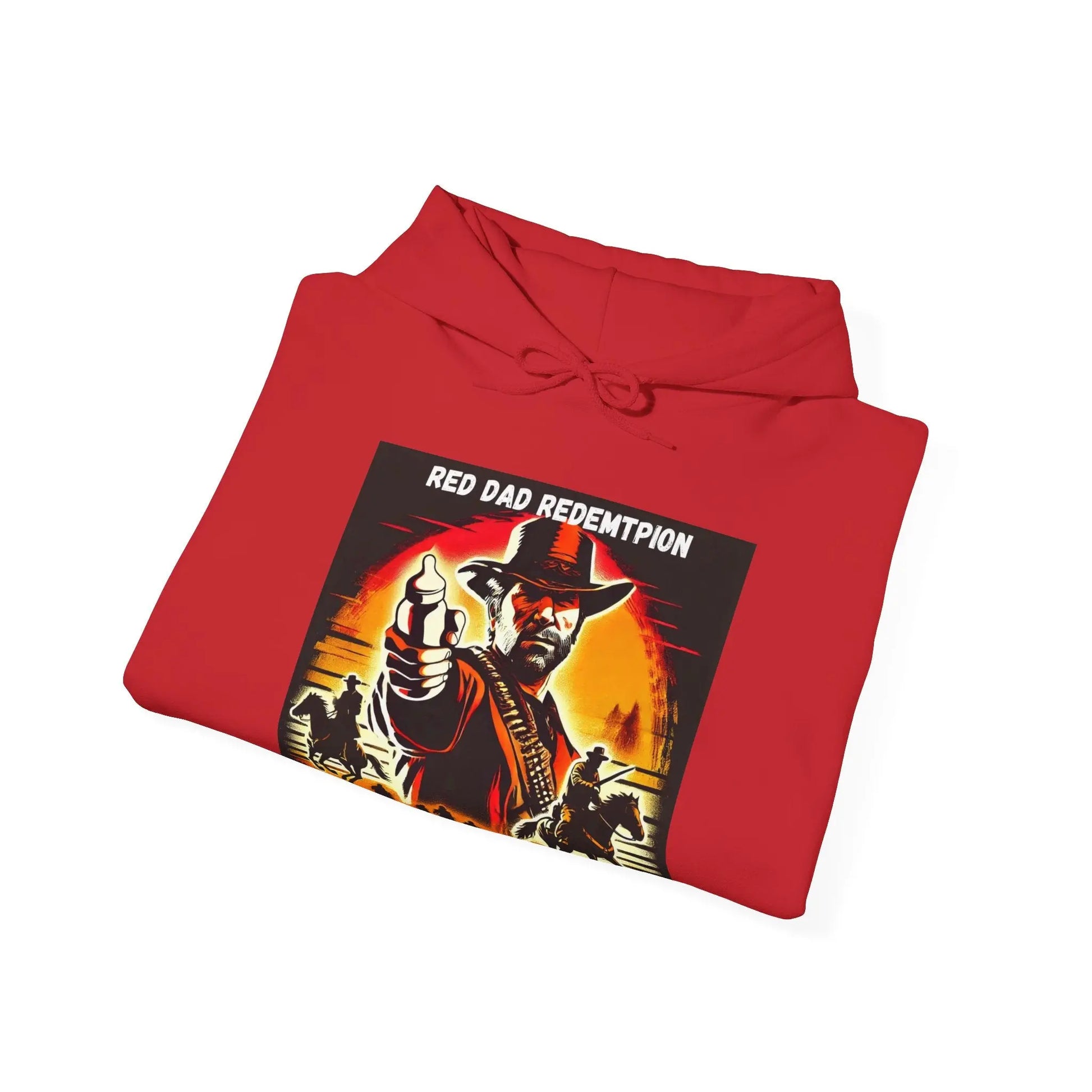 Red Dad Redemption | Unisex Hooded Sweatshirt | Perfect for Red Dead Redemption fans  Geniogoods