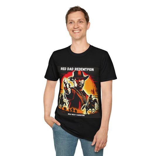 Red Dad Redemption | Unisex Softstyle T-Shirt | Perfect for Red Dead Redemption fans  Geniogoods