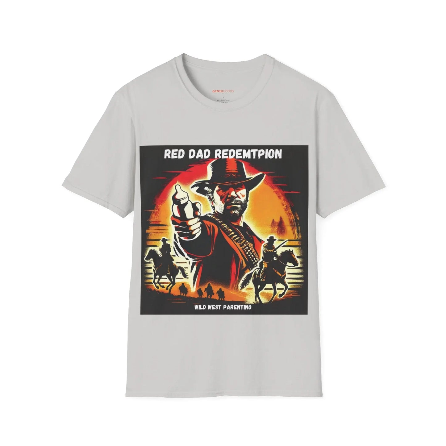 Red Dad Redemption | Unisex Softstyle T-Shirt | Perfect for Red Dead Redemption fans  Geniogoods