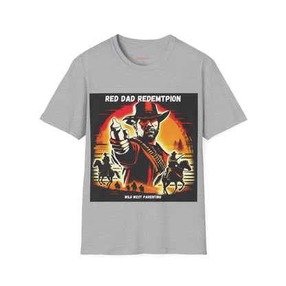 Red Dad Redemption | Unisex Softstyle T-Shirt | Perfect for Red Dead Redemption fans  Geniogoods
