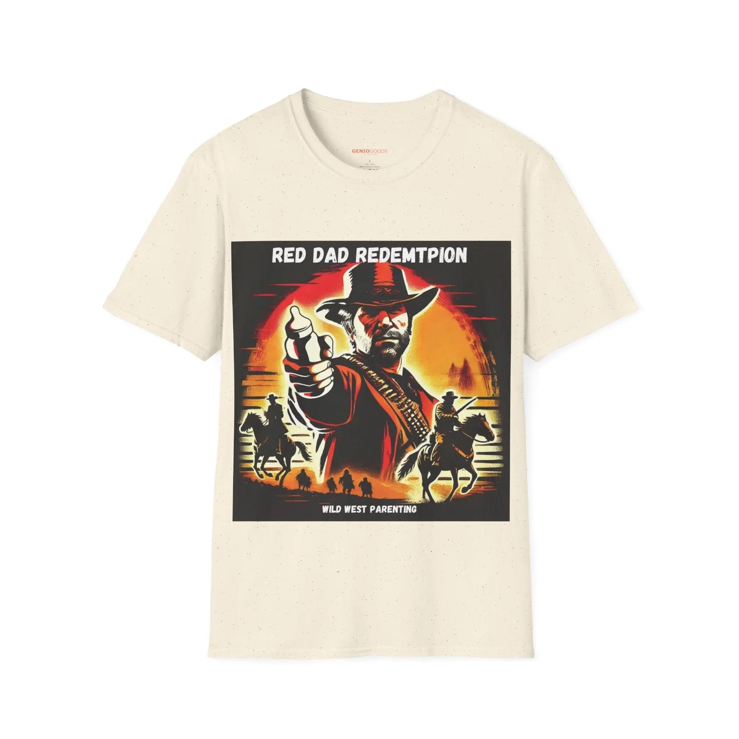 Red Dad Redemption | Unisex Softstyle T-Shirt | Perfect for Red Dead Redemption fans  Geniogoods