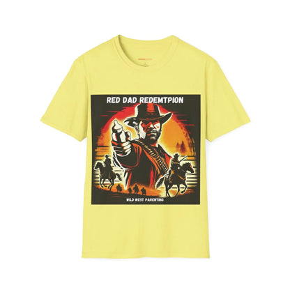 Red Dad Redemption | Unisex Softstyle T-Shirt | Perfect for Red Dead Redemption fans  Geniogoods