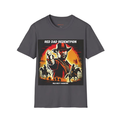 Red Dad Redemption | Unisex Softstyle T-Shirt | Perfect for Red Dead Redemption fans  Geniogoods