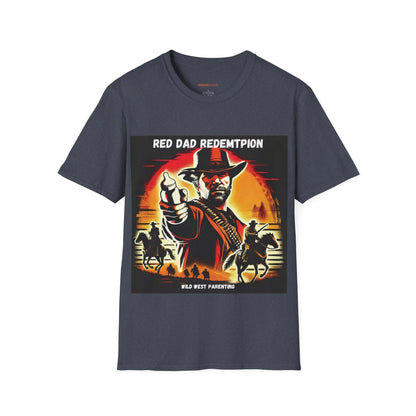 Red Dad Redemption | Unisex Softstyle T-Shirt | Perfect for Red Dead Redemption fans  Geniogoods